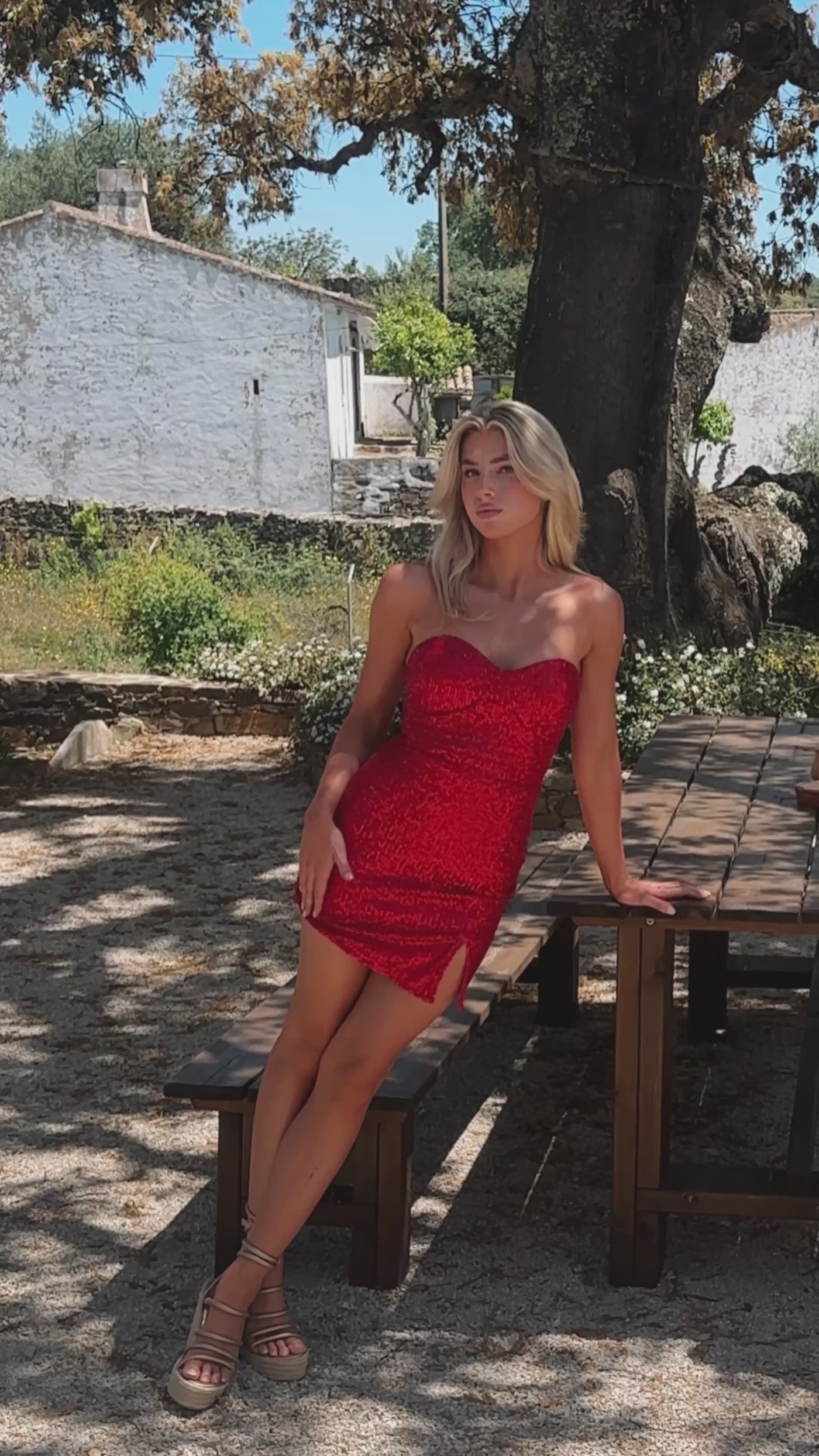 THE C DRESS - RED